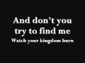 Vanilla Ninja - Kingdom Burning Down [Lyrics] 