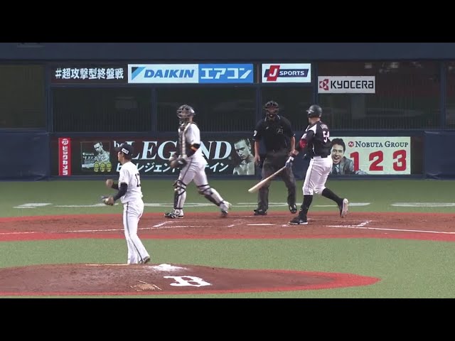 【5回表】 12勝目へ!! バファローズ・山岡 ピンチを三振で切り抜け5回を無失点!! 2019/9/21 B-M