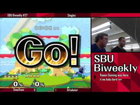 SBU Biweekly #27 - SnooSnoo vs DrLobster - Melee Singles LQ