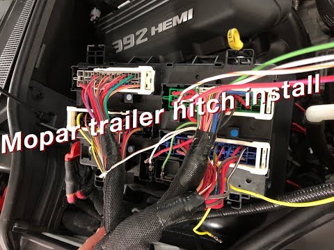 Mopar trailer hitch Install