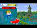 J'ai survécu 100 jours dans UN MONDE OCEAN sur Minecraft Hardcore !