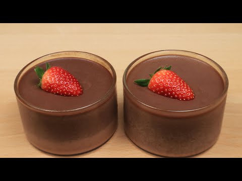 How to Make chocolate Panna cotta simple:: Chocolate dessert :: Kids love it