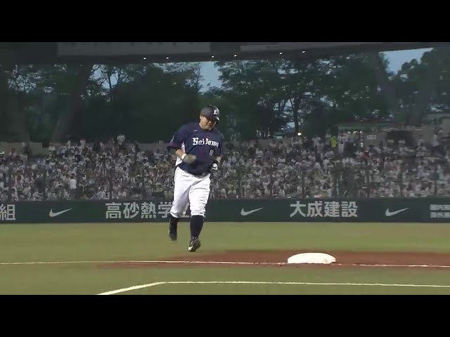 【5回裏】ライオンズ・中村がマリーンズ・涌井撃ち!! 完璧16号ソロHRでじわり1点差!! 2014/7/26 L-M