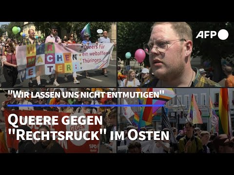 Queere gegen "Rechtsruck" im Osten: "Wir lassen uns nicht entmutigen" | AFP