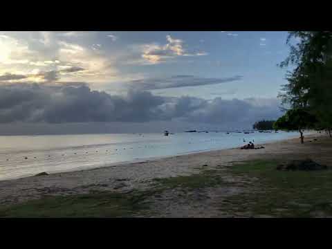 Mauritius Walking On Mont Choisy Beach