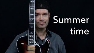 Summertime (Dm) - Achim Kohl - Jazz Guitar Improvisation with Tabs