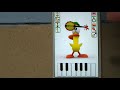 Talking Pato Playing Musical Instruments Playing Piano And Guitar