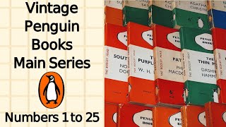 Vintage Penguin Books - The First 25 Titles In The Main Series From 1935!