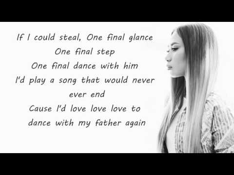 Jessica Sanchez : Dance With My Father - Lyrics