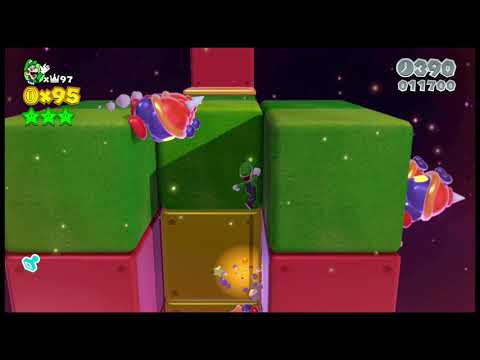 Super Mario 3D World Champion's Road as Luigi (Itemless) [No Damage]