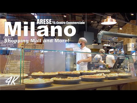 Walking in Milano Arese Centro Commerciale (Shopping Mall) 4k-UHD | May 01,2021