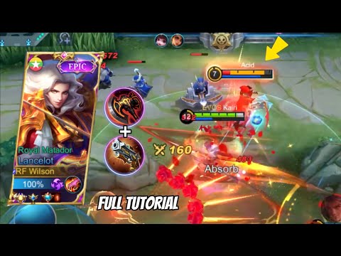 LANCELOT NEW DAMAGE HACK BUILD 2022 !! | EXPLAINED LANCELOT TUTORIAL 🔥
