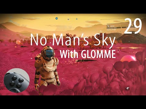 No Man's Sky Let's play Pt.29 Finding a CAPITAL SHIP and a PINK Bubble planet!!