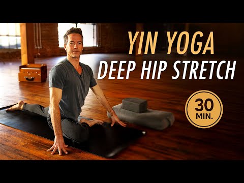 30 Min Yin Yoga Deep Hip Stretch: Lower Body Relaxation