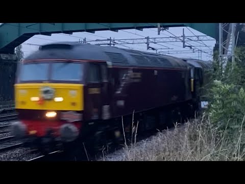 57010 & 57012 on their first ever railtour near Crewe 03:09:22