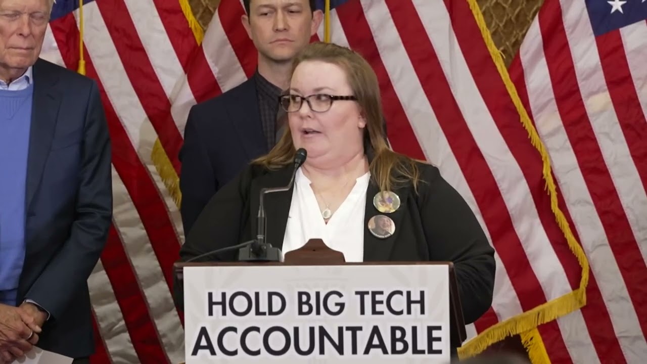 Bridgette Norring at the Section 230 Press Conference