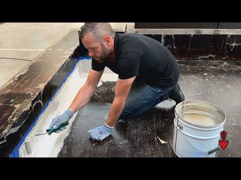 IKO flexia: First and second layer application IKO metatech (detail)