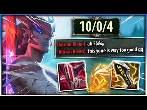 ADRIAN RIVEN Recognizes me And Realizes He's Completely Doomed | Challenger Yone - League of Legends