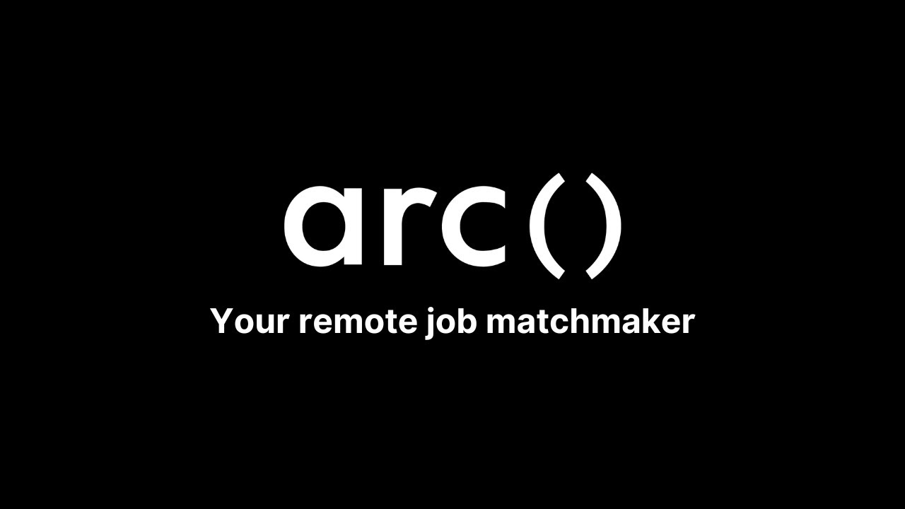 Your Remote Job Matchmaker | Arc.dev - YouTube