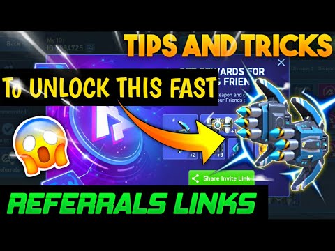 TIPS & TRICKS TO COMPLETE  Referral CODES FAST 😱 To Unlock  CRYO JAVELIN 6 😀| MECH ARENA