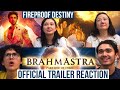 BRAHMĀSTRA OFFICIAL TRAILER Reaction! | Amitabh | Ranbir | Alia | Ayan | MaJeliv | Fireproof Destiny
