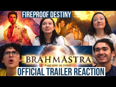 BRAHMĀSTRA OFFICIAL TRAILER Reaction! | Amitabh | Ranbir | Alia | Ayan | MaJeliv | Fireproof Destiny