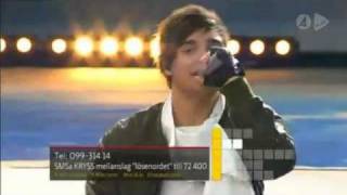 Eric Saade &quot;Hearts in the air&quot;, &quot;Popular&quot;. Sommarkrysset. 25.06.2011