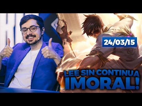 O LEE SIN DO CRAQUE AINDA CONTINUA IMORAL!!