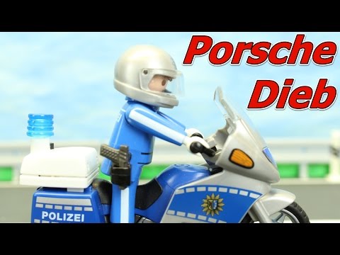 Der Porsche Dieb Playmobil Film stop motion Polizei voleur