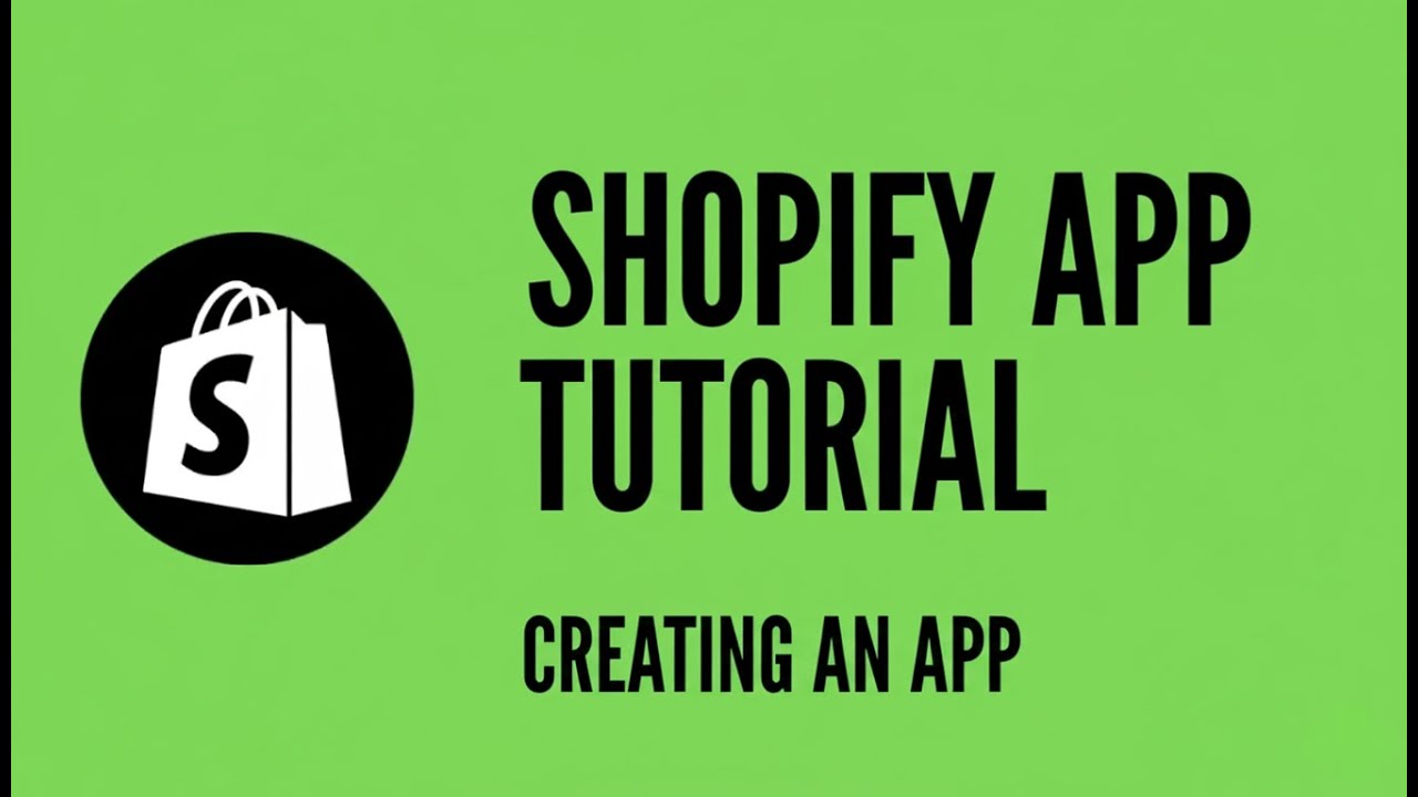 Shopify App Tutorial - Creating an app | Part 1