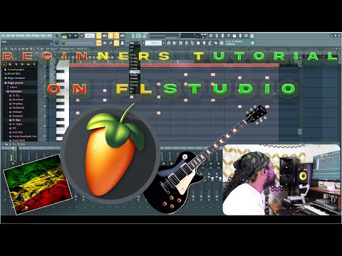 HOW TO GET STARTED WITH FL STUDIO  WHEN MAKING A REGGAE BEAT BEGINNERS TUTORIAL