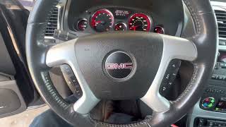 GMC Acadia TPMS sensor relearning process