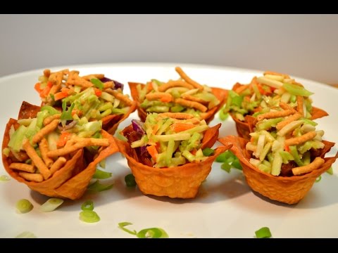 Applebee's Chicken Wonton Tacos - Applebee's Appetizer Recipe