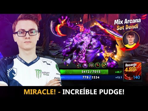 Miracle - Pudge! 29 Kill / 7000 HP! - Mounstrosa Arcana! - Dota 7.13 Gameplay