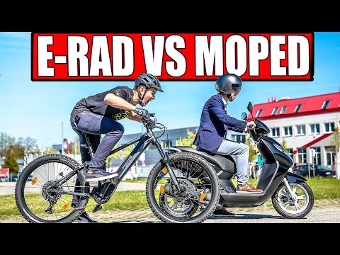 ELECTRIC BIKE VS 50cc MOPED! Which is worth it?