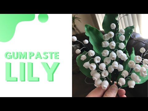 Djurdjevak od Gumpaste | How to make gumpaste flowerpaste Lily of the Valley