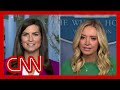 Hear Kayleigh McEnany's reason for not taking a question from CNN's Kaitlan Collins