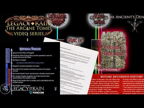 The Arcane Tomes - Volume 2 - Timelines | Legacy of Kain lore