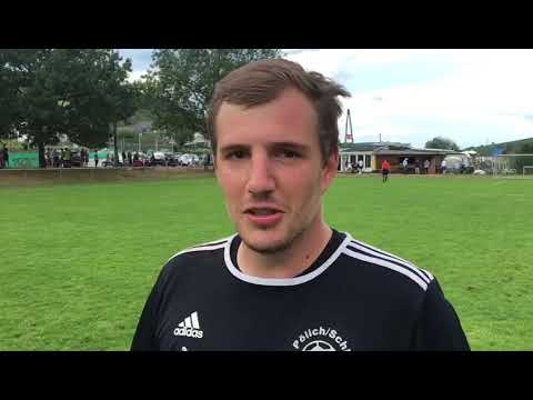 Simon Schömann, Torwart und Feldspieler SG Pölich, nach dem 1:2 gegen Thomm