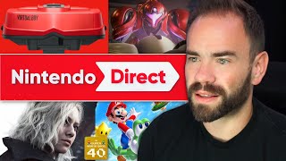 I Was NOT Expecting That... (Nintendo Direct Reaction)