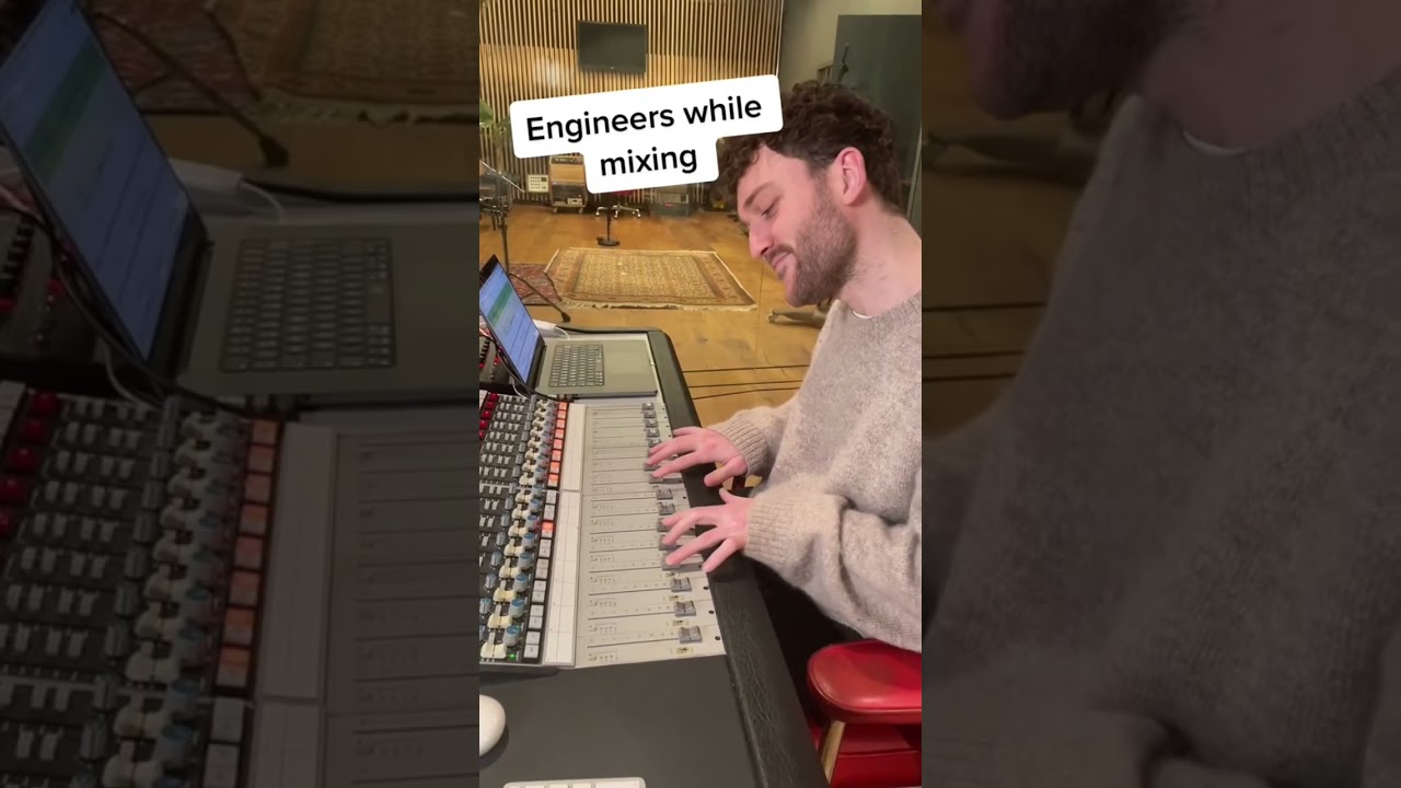 Engineers while recording vs mixing
