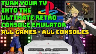 Play all the retro consoles and all the games on your TV - mini PC + emulators = FUN!
