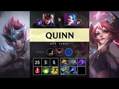 Quinn ADC vs Jinx - EUW Grandmaster Patch 25.14