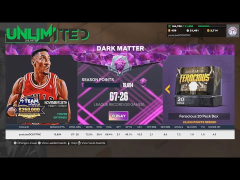 FINAL STEP OF UNLIMITED! NBA 2k23 Myteam Getting our 20 Pack FEROCIOUS Box!