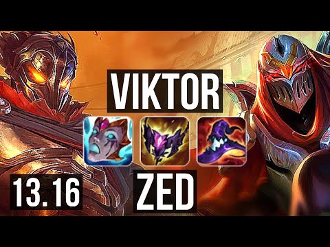 VIKTOR vs ZED (MID) | 6/1/11, 400+ games | EUW Master | 13.16