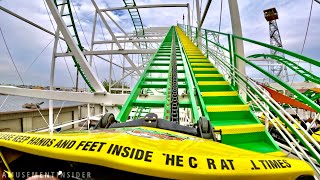 PRARIER SCREAMER - Trader's Village TX Roller Coaster - The Largest E&F Miler