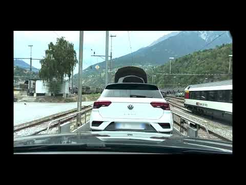 [2022] The Simplon Rail Tunnel - Car Transporter Train |🇨🇭 Brig ➡︎ 🇮🇹 Iselle | 스위스 브리그 ➡︎ 이탈리아 이셀르