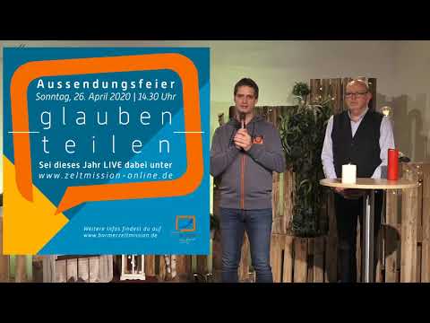 Einladung Aussendungsfeier online 2020