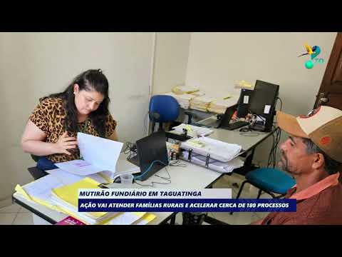 Mutirão fundiário em Taguatinga