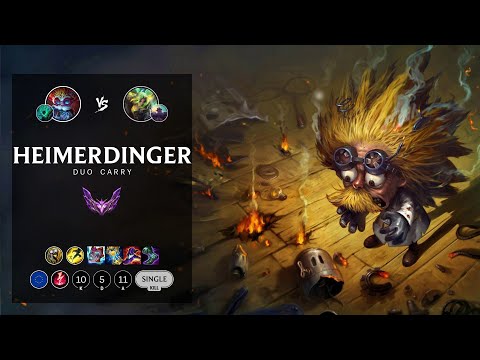 Heimerdinger Bot vs Zeri - EUW Master Patch 12.15